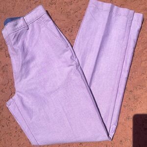 Izod lavender 100% cotton dress pants